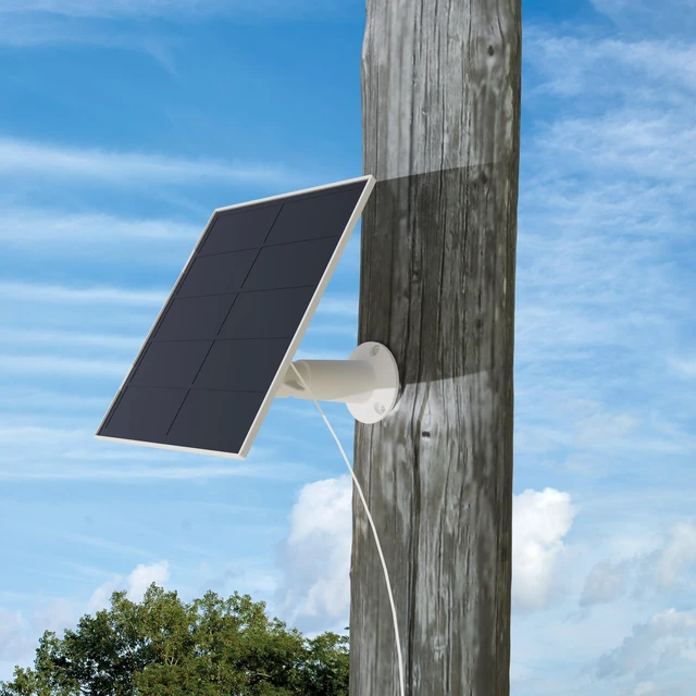 Alt view image 7 of 7 - Lorex Solar Panel for Battery Operated Cameras | 7-Watt, USB C and Micro-USB Adaptor | Weatherproof