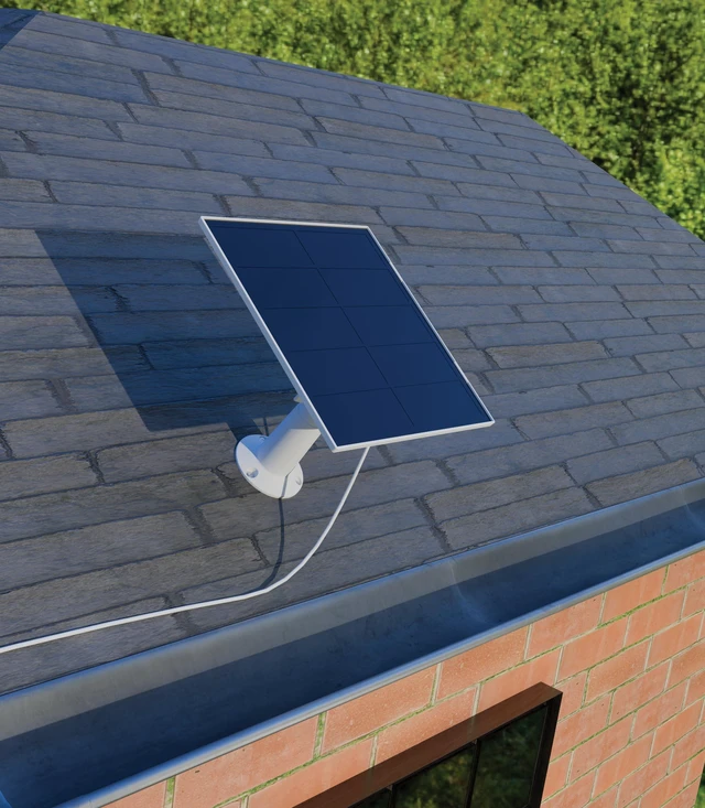 Alt view image 6 of 7 - Lorex Solar Panel for Battery Operated Cameras | 7-Watt, USB C and Micro-USB Adaptor | Weatherproof