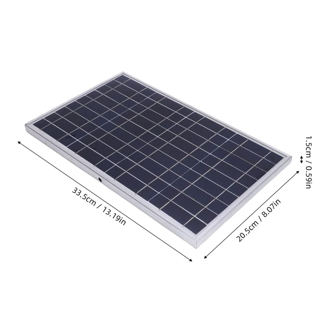 Alt view image 2 of 7 - 100W 12V Solar Panel Controller Kit, High Efficiency Conversion Solar Panel Charger with USB Type C DC Interface for RV Boat Car Battery Charging