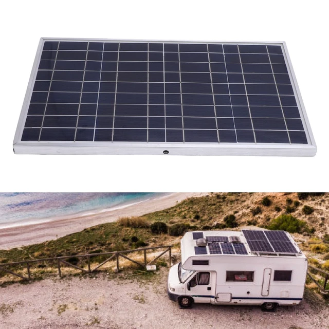 Alt view image 3 of 7 - 100W 12V Solar Panel Controller Kit, High Efficiency Conversion Solar Panel Charger with USB Type C DC Interface for RV Boat Car Battery Charging