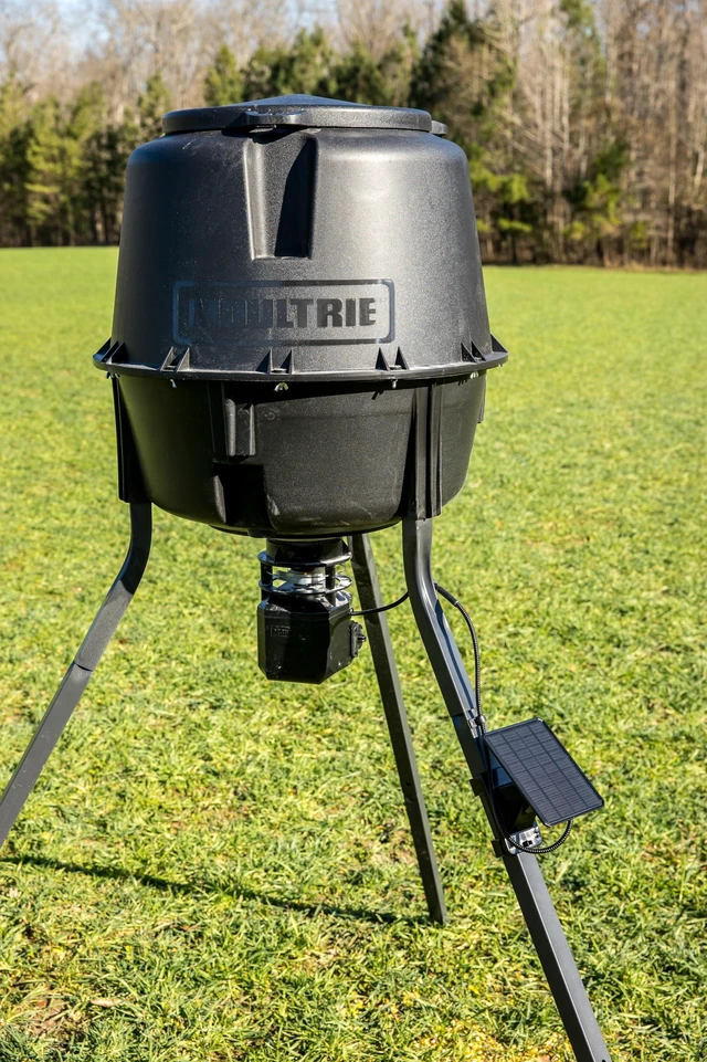 Alt view image 6 of 6 - Moultrie 6V Solar Panel for Feeders - 2.5W, Pro Hunter 3 Series | For Pro Hunter 3 Series feeders, 2.5W solar charging, 6V output, tab top battery connection, weatherproof