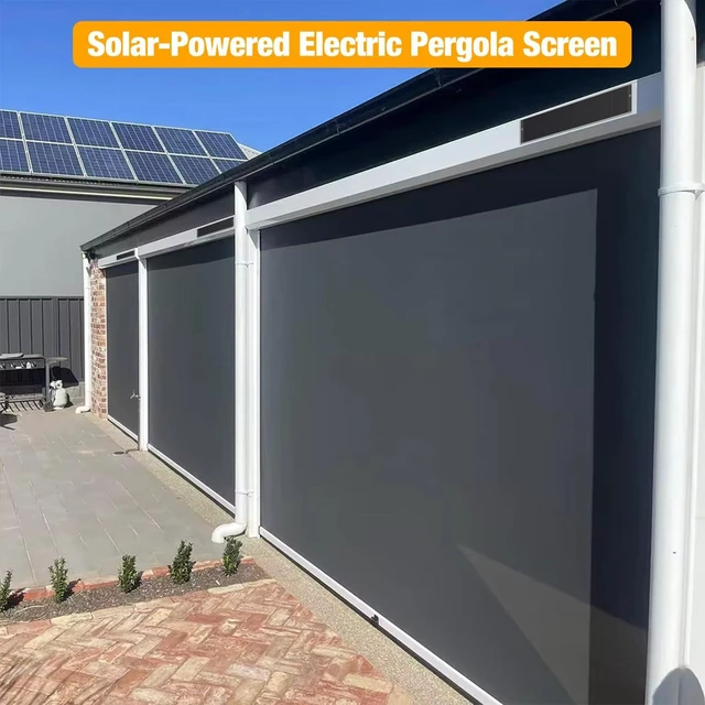 Alt view image 5 of 7 - 12V/6W Solar Panel for Electric Roller Shutters, Pergola Screen, Window Shade, LED, Ring Camera for 11.1V - 16.8V 3/4String Rechargeable Lithium Battery Pack, JST, DC5.5 * 2.1, DC3.5 * 1.35 Port