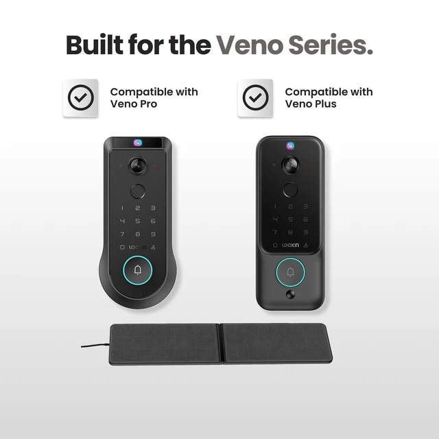 Alt view image 5 of 7 - Lockin Veno Series Solar Panel, Continuous Power for Video Smart Lock | Solar Panel for Lockin Veno Smart Lock, Continuous Power Supply, Compatible with Veno Pro, Plus and Smart Locks