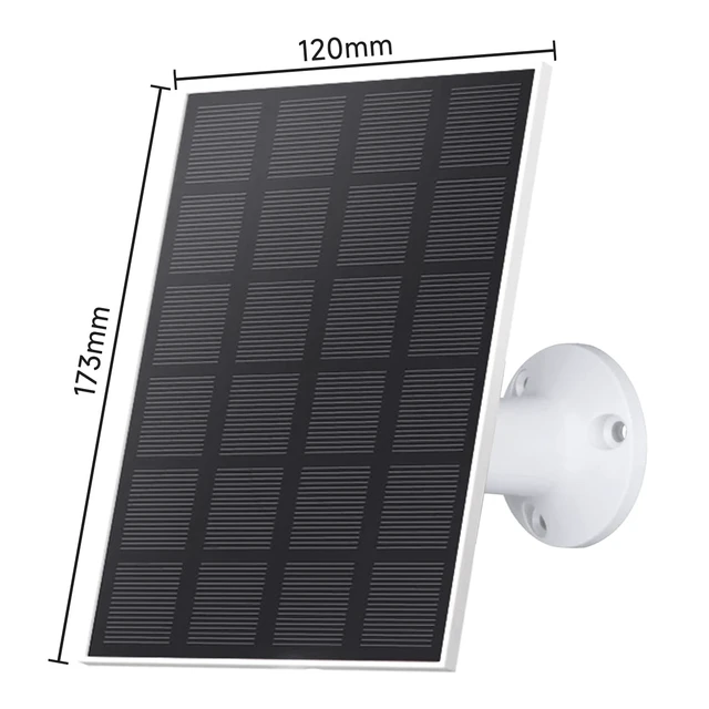 Alt view image 2 of 2 - XVIM 3W Solar Panel, 6V Type-C Solar Panel, IP66 Waterproof Solar Panel with 9.8ft Cable, Compatible with Security Camera Wireless Outdoor
