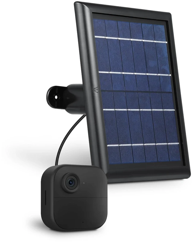 Main image of Wasserstein Solar Panel with Internal Battery - Compatible with Blink Outdoor 3/4 & Blink Outdoor 2K+ (New Model) (Black) - Camera NOT Included