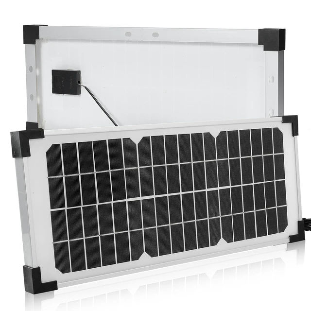 Alt view image 7 of 7 - 10 Watt Solar Panel Kit Replace FM123 for Mighty Mule FM200 FM350 FM500 FM502 MM360 MM260 MM262 MM560 MM562 EZGO-Solar Diamond Series Automatic Gate Openers Electrical Fence