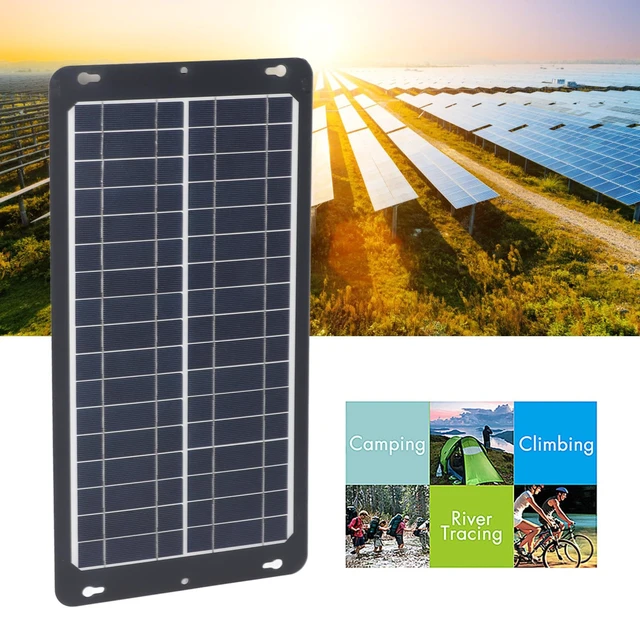 Alt view image 3 of 7 - 30W Solar Panel Kit, Efficient Charging Monocrystalline with OBD Regulator, 12V / 24V Solar Controller, Stable and Sturdy, for Automotive, Outdoor, Camping
