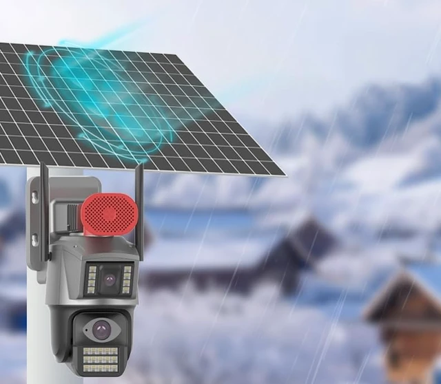 Alt view image 6 of 7 - SECUPOE Solar Panel with Battery, 20W Solar Panel with Built-in 26000mAh Battery Backup, 5V USB-C Output, IP65 Waterproof Solar Charger for Security Cameras, Outdoor Lights & Remote Monitoring