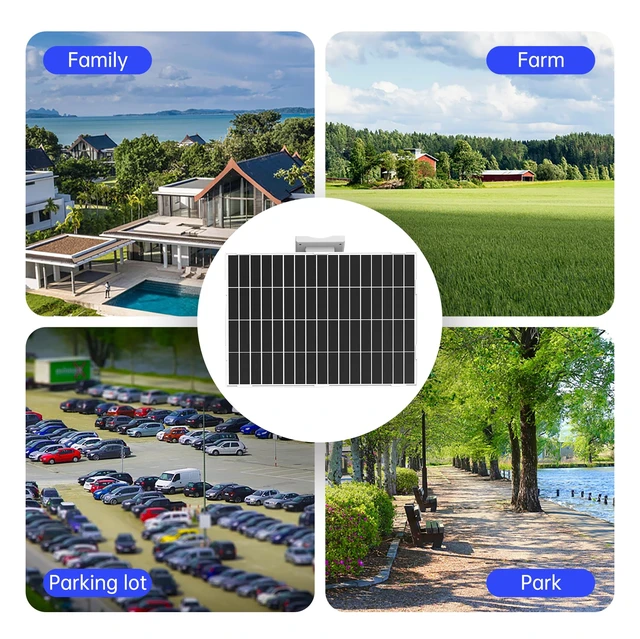 Alt view image 5 of 7 - SECUPOE Solar Panel with Battery, 20W Solar Panel with Built-in 26000mAh Battery Backup, 5V USB-C Output, IP65 Waterproof Solar Charger for Security Cameras, Outdoor Lights & Remote Monitoring