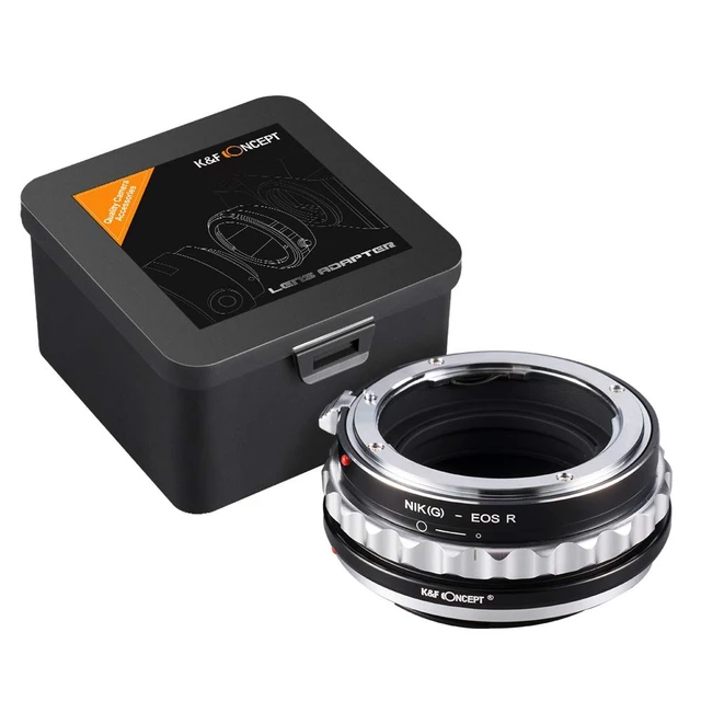 Alt view image 5 of 5 - K&F Concept Lens Mount Adapter for Nikon (G Lens to Canon EOS R Camera Body