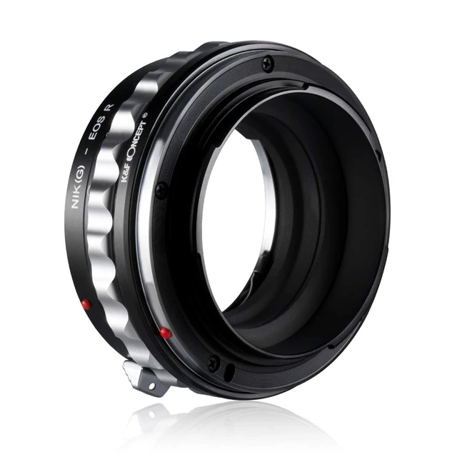 Alt view image 3 of 5 - K&F Concept Lens Mount Adapter for Nikon (G Lens to Canon EOS R Camera Body