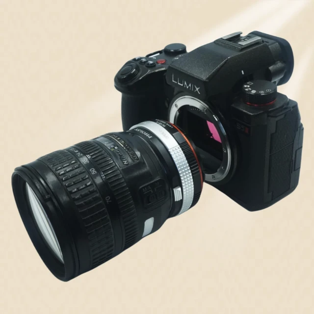 Alt view image 3 of 6 - PHOLSY Lens Adapter Compatible with Nikon F (G-Type) Lens to Leica L Camera | Manual Mount Converter with Aperture Control Ring Compatible with Nikon F to Leica L, Nikon G to Leica L, F to L