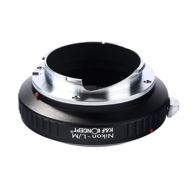 Alt view image 2 of 6 - K&F Concept Lens Mount Adapter for Nikon Nikkor F Mount Lens to Leica M Mount Camera Body