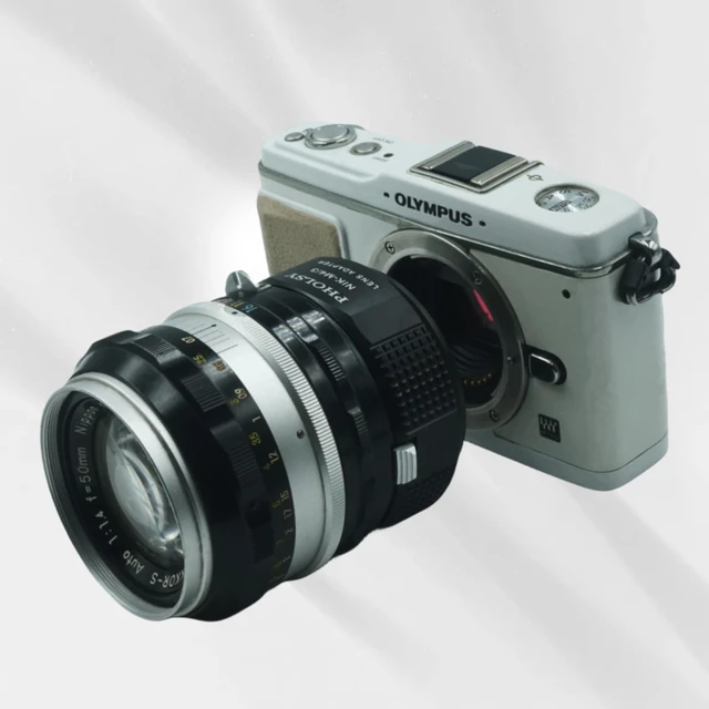 Alt view image 3 of 6 - PHOLSY Lens Mount Adapter Compatible with Nikon F Lens and MFT M4/3 Camera | Manual Mount Converter Compatible with Nikon F to Micro Four Thirds, AI to MFT, Nikon F to M4/3, Nikon F to MFT