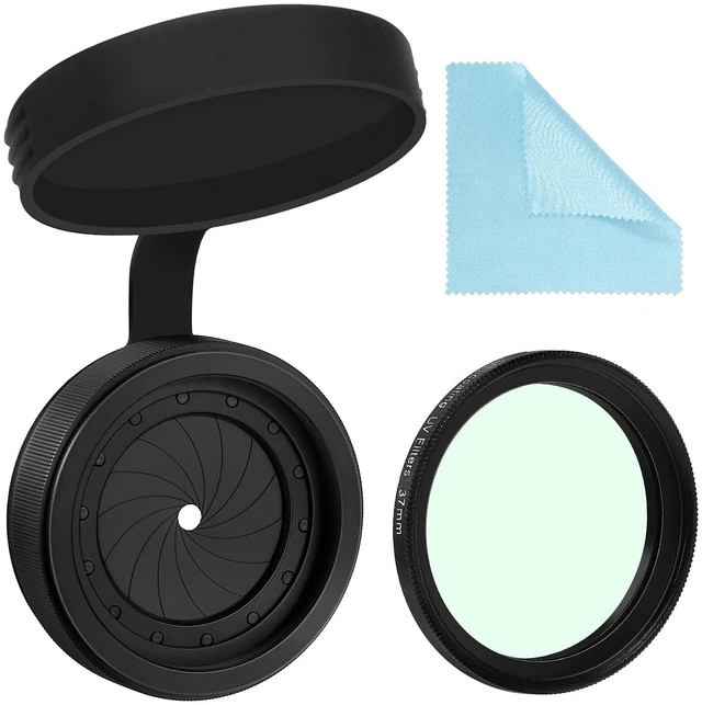 Main image of PVS 14 Adjustable Iris Aperture Diaphragm Filter Pack M30 to M37 Iris Aperture Diaphragm Adapter Optical Diaphragm 1.5-26mm Lens Module Adapter Ring PVS-14pvs14 Iris Adjustable iris Cap Filter Set