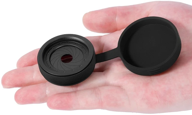 Alt view image 5 of 6 - PVS 14 Adjustable Iris Aperture Diaphragm Filter Pack M30 to M37 Iris Aperture Diaphragm Adapter Optical Diaphragm 1.5-26mm Lens Module Adapter Ring PVS-14pvs14 Iris Adjustable iris Cap Filter Set
