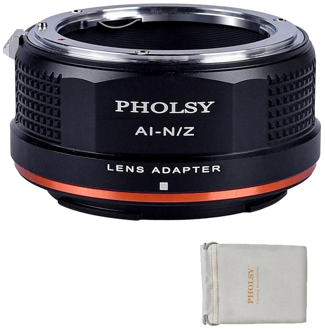 Main image of PHOLSY Lens Mount Adapter Compatible with Nikon F Lens and Nikon Z Camera | FTZ, Manual Mount Converter Compatible with Nikon F to Nikon Z, AI to Z, Nikon F to Z
