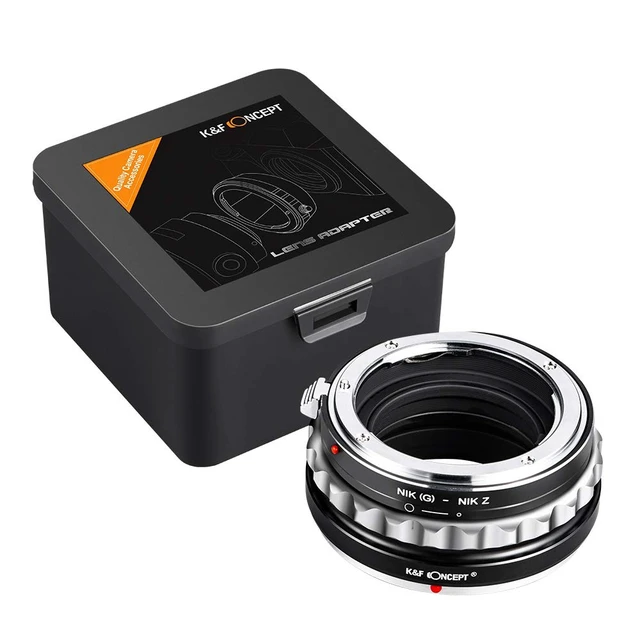Alt view image 6 of 6 - K&F Concept Lens Mount Adapter Compatible with G AF-S Mount Lens to Nikon Z6 Z7 Camera