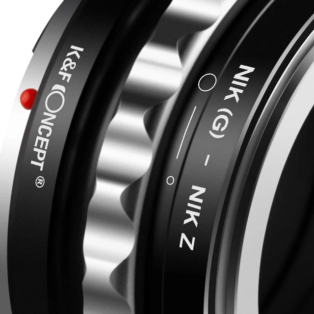 Alt view image 5 of 6 - K&F Concept Lens Mount Adapter Compatible with G AF-S Mount Lens to Nikon Z6 Z7 Camera