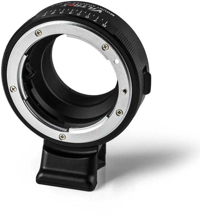 Main image of Viltrox NF to M4/3 Lens Adapter, Manual Focus Aperture Ring Adapter w/Tripod Adapters Compatible with F D S AI G Series Lens to Micro Panasonic/Olympus/BMPCC M4/3 Series Camera