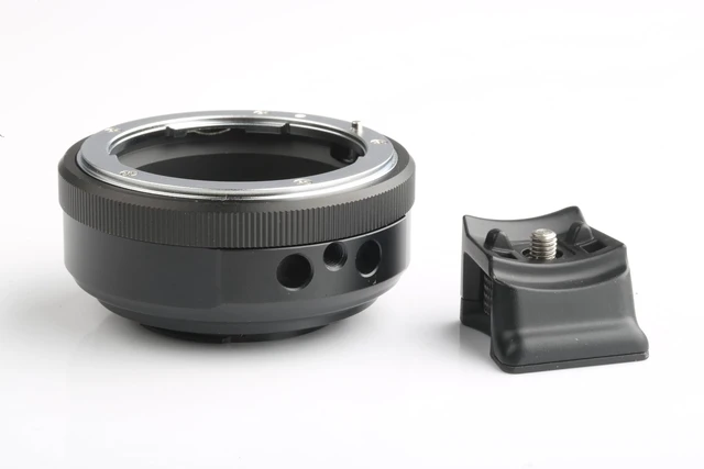 Alt view image 5 of 7 - Viltrox NF to M4/3 Lens Adapter, Manual Focus Aperture Ring Adapter w/Tripod Adapters Compatible with F D S AI G Series Lens to Micro Panasonic/Olympus/BMPCC M4/3 Series Camera