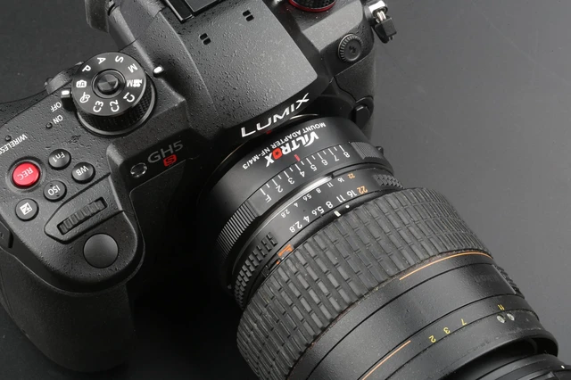 Alt view image 6 of 7 - Viltrox NF to M4/3 Lens Adapter, Manual Focus Aperture Ring Adapter w/Tripod Adapters Compatible with F D S AI G Series Lens to Micro Panasonic/Olympus/BMPCC M4/3 Series Camera