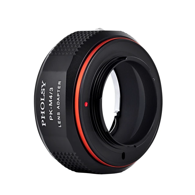 Alt view image 6 of 6 - PHOLSY Lens Adapter Compatible with Pentax K Lens and MFT M4/3 Camera | Manual Mount Converter Compatible with Pentax K to Micro Four Thirds, PK to M4/3, PK to MFT