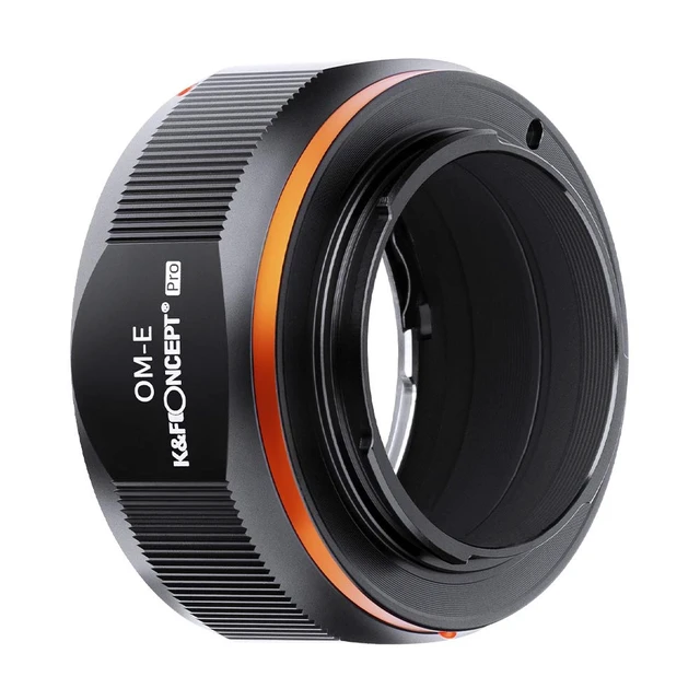 Alt view image 2 of 7 - K&F Concept Lens Mount Adapter OM-E Manual Focus Compatible with Olympus OM SLR Lens and Sony E Camera Body