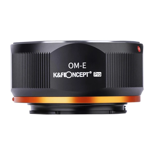 Alt view image 3 of 7 - K&F Concept Lens Mount Adapter OM-E Manual Focus Compatible with Olympus OM SLR Lens and Sony E Camera Body