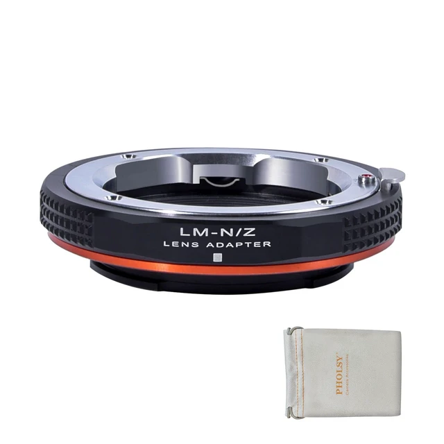 Main image of PHOLSY Lens Mount Adapter Compatible with Leica M Lens and Nikon Z Camera | Manual Mount Converter Compatible with Leica M to Nikon Z, Leica M to Z, LM to Z