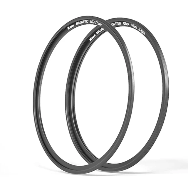 Alt view image 5 of 7 - Kase 77mm Magnetic Lens and Filter Adapter Ring Kit - Convert 77mm Screw-in Thread Filter to Magnetic, Ultra-Thin & Aluminum Alloy