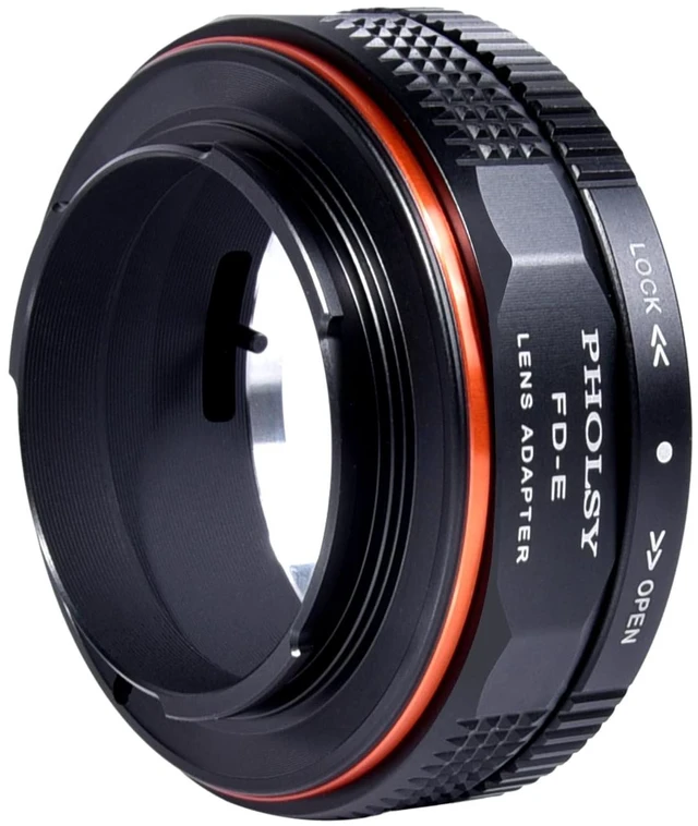 Alt view image 5 of 6 - PHOLSY Lens Mount Adapter Manual Focus: Compatible with Canon FD/FL Lens to Sony E (NEX) Camera Body