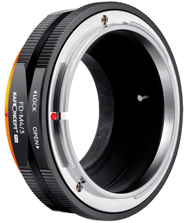 Main image of K&F Concept FD to M4/3 Lens Mount Adapter Ring Compatible for Canon FD Lens to Micro Four Thirds M43 Olympus Pen and Panasonic Lumix Cameras with Matting Varnish Design