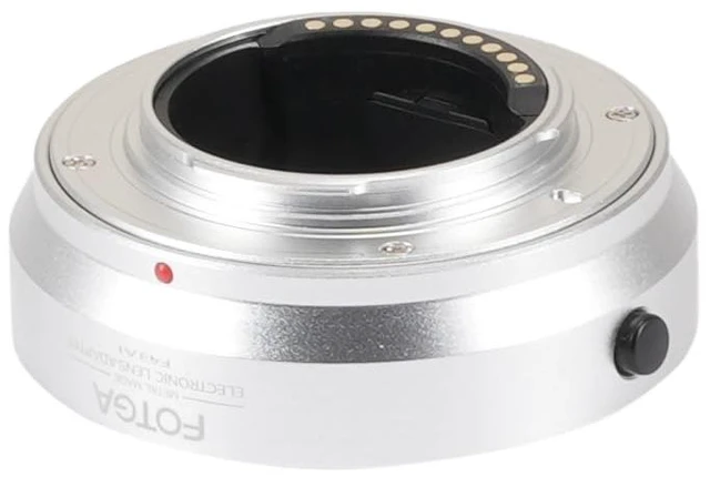 Alt view image 2 of 7 - FocusFoto Full Metal Electronic Auto Focus Adapter Ring for Four Thirds 4/3 Lens to Micro Four Thirds (MFT, M4/3) Mount for Olympus and for Panasonic Lumix Mirrorless Camera as DMW-MA1 MMF-3 (Silver)