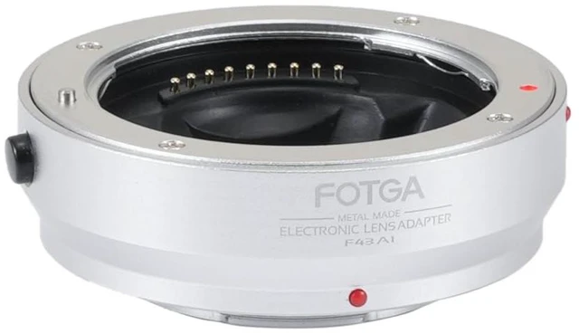 Main image of FocusFoto Full Metal Electronic Auto Focus Adapter Ring for Four Thirds 4/3 Lens to Micro Four Thirds (MFT, M4/3) Mount for Olympus and for Panasonic Lumix Mirrorless Camera as DMW-MA1 MMF-3 (Silver)