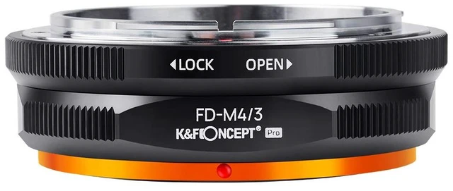 Alt view image 3 of 7 - K&F Concept FD to M4/3 Lens Mount Adapter Ring Compatible for Canon FD Lens to Micro Four Thirds M43 Olympus Pen and Panasonic Lumix Cameras with Matting Varnish Design