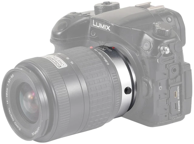 Alt view image 5 of 7 - FocusFoto Full Metal Electronic Auto Focus Adapter Ring for Four Thirds 4/3 Lens to Micro Four Thirds (MFT, M4/3) Mount for Olympus and for Panasonic Lumix Mirrorless Camera as DMW-MA1 MMF-3 (Silver)