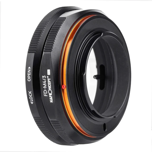 Alt view image 2 of 7 - K&F Concept FD to M4/3 Lens Mount Adapter Ring Compatible for Canon FD Lens to Micro Four Thirds M43 Olympus Pen and Panasonic Lumix Cameras with Matting Varnish Design