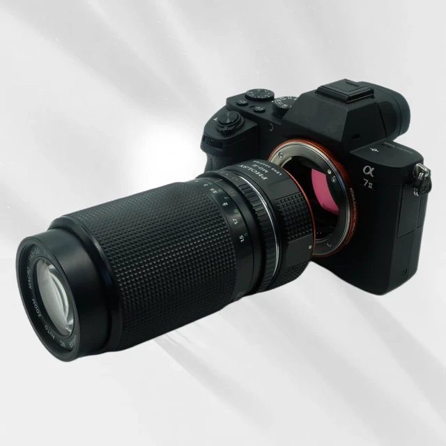 Alt view image 3 of 6 - PHOLSY Lens Mount Adapter Manual Focus: Compatible with Minolta Rokkor MD (MC/SR) Lens to Compatible with Sony E (NEX) Camera Body