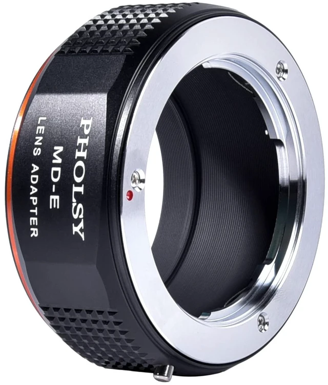 Alt view image 6 of 6 - PHOLSY Lens Mount Adapter Manual Focus: Compatible with Minolta Rokkor MD (MC/SR) Lens to Compatible with Sony E (NEX) Camera Body