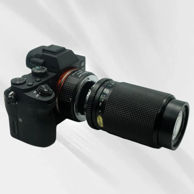 Alt view image 4 of 6 - PHOLSY Lens Mount Adapter Manual Focus: Compatible with Minolta Rokkor MD (MC/SR) Lens to Compatible with Sony E (NEX) Camera Body