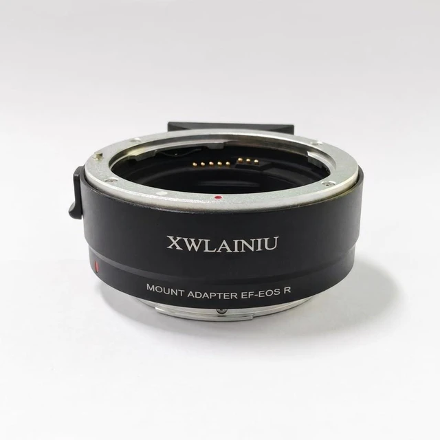 Main image of XWLAINIU EF-EOS R AF Adapter for Canon EF/EF-S to EOS-R Cameras Black | Auto Focus, full electronic link, IS & EXIF support, CNC aluminum mount, zero image loss, fits Canon EOS R series
