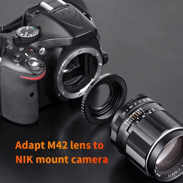 Alt view image 6 of 7 - K&F Concept Lens Mount Adapter for M42 Lens Compatible with Nikon Camera Body