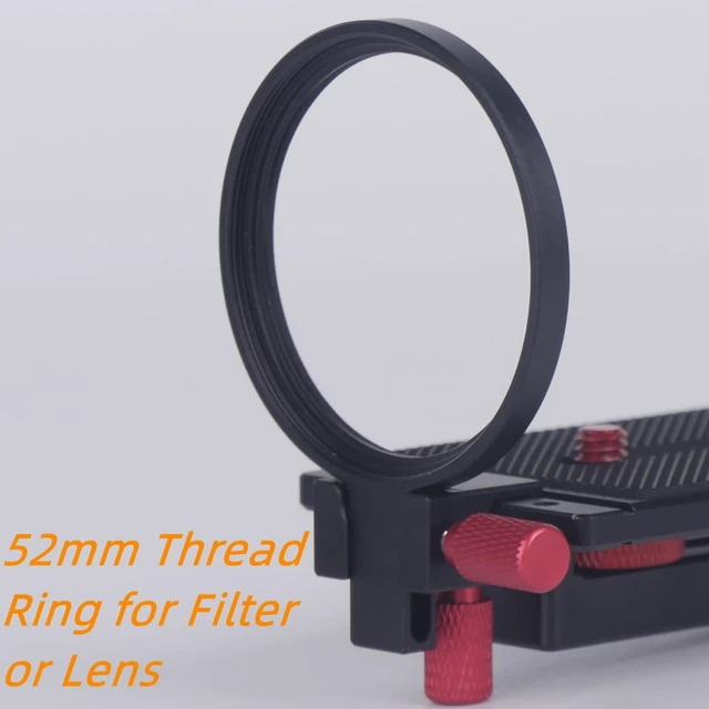 Alt view image 5 of 7 - Came-TV Lens Adapter with 52mm Ring Thread for Filters and Lens for Sony ZV-1 ZV-1F RX100M7 or Canon G7X Mark III Series for Padcaster Parrot Teleprompter Desview T3 T2
