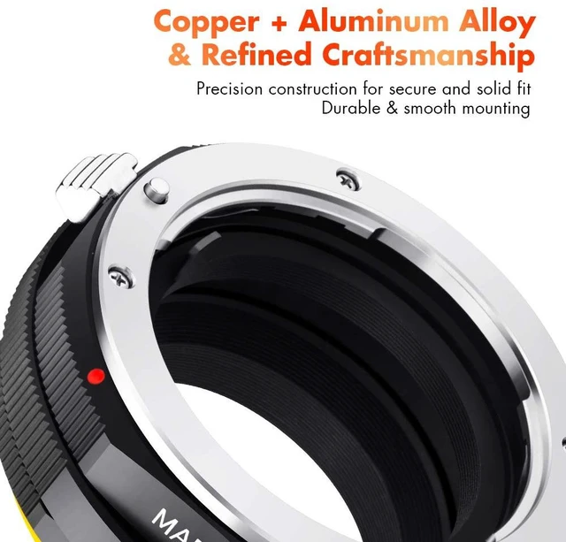 Alt view image 4 of 7 - K&F Concept Lens Mount Adapter Compatible for Sony Alpha Minolta AF A-Type Lens to NEX E-Mount Mirrorless Camera with Matting Varnish Design