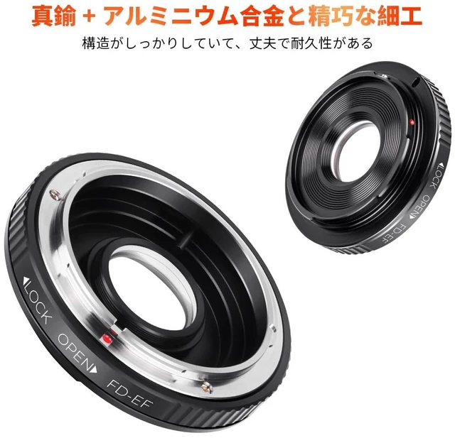 Alt view image 4 of 7 - K&F Concept Pro Lens Mount Adapter Compatible for Canon FD FL 35mm SLR Lens to Canon EOS (EF, EF-S) Camera, Compatible with Canon 1D, 1DS, Mark II, III, IV, Digital Rebel T5i, T4i, T3i, T3