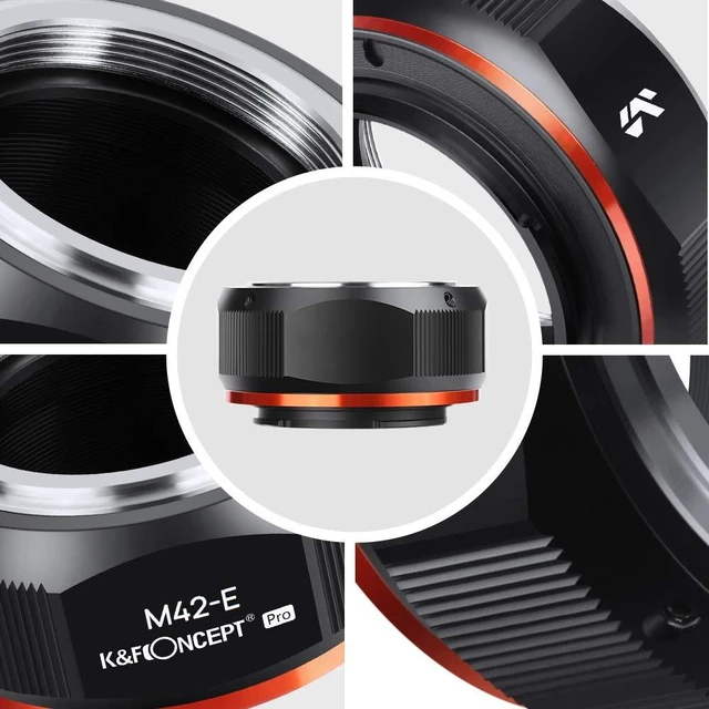 Alt view image 2 of 7 - K&F Concept Lens Mount Adapter Comaptible for M42 Lens to Sony NEX Alpha E-Mount Camera Compatible with Sony Alpha NEX-7 NEX-6 NEX-5N NEX-5 NEX-C3 NEX-3 with Matting Varnish Design
