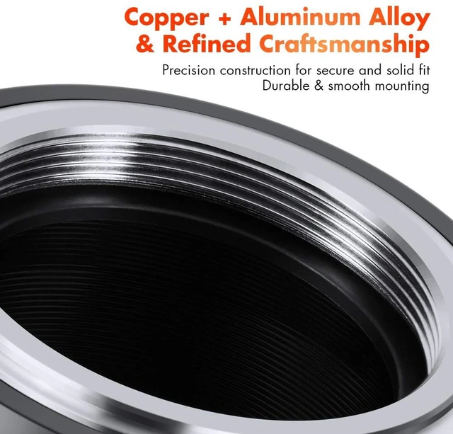 Alt view image 3 of 7 - K&F Concept Lens Mount Adapter Comaptible for M42 Lens to Sony NEX Alpha E-Mount Camera Compatible with Sony Alpha NEX-7 NEX-6 NEX-5N NEX-5 NEX-C3 NEX-3 with Matting Varnish Design