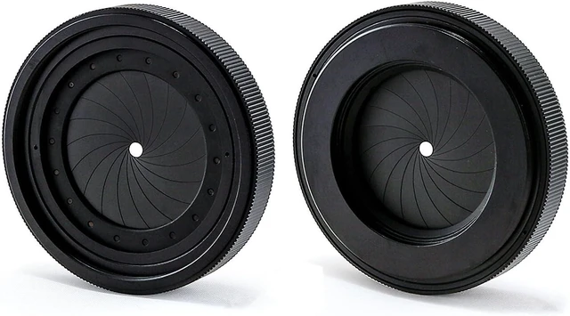 Main image of Adjustable Iris Aperture Diaphragm M67 to M67 Iris Aperture Diaphragm Adapter Optical Diaphragm 2.5-42mm Lens Module Adapter Ring (M67toM67)