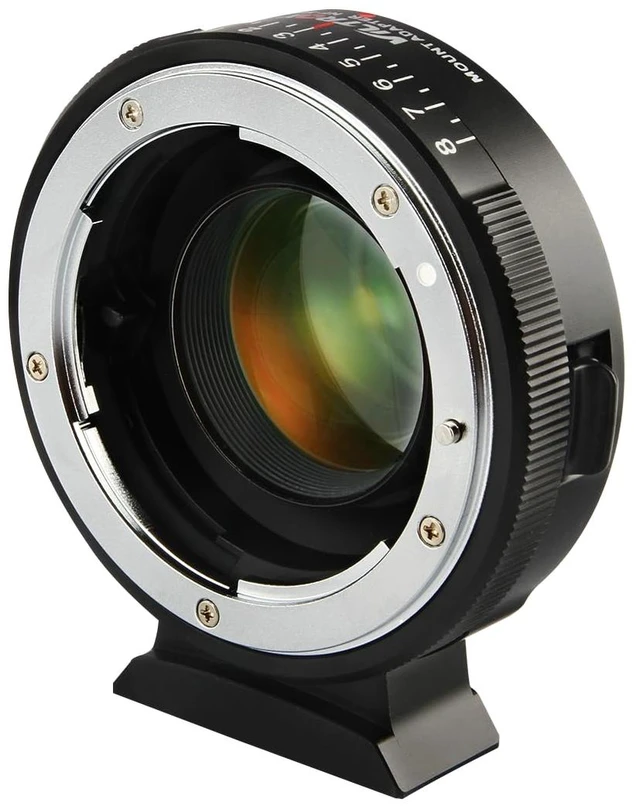 Main image of Viltrox NF-M43X 0.71x Reducer Speed Booster Lens Manual Focus F-Mount Adapter for G D Lens to M4/3 Mirrorless Camera GH5 GH4 GF9 GX85 GX8 E-M5 E-M10 E-PL3 Pen-F BMPCC